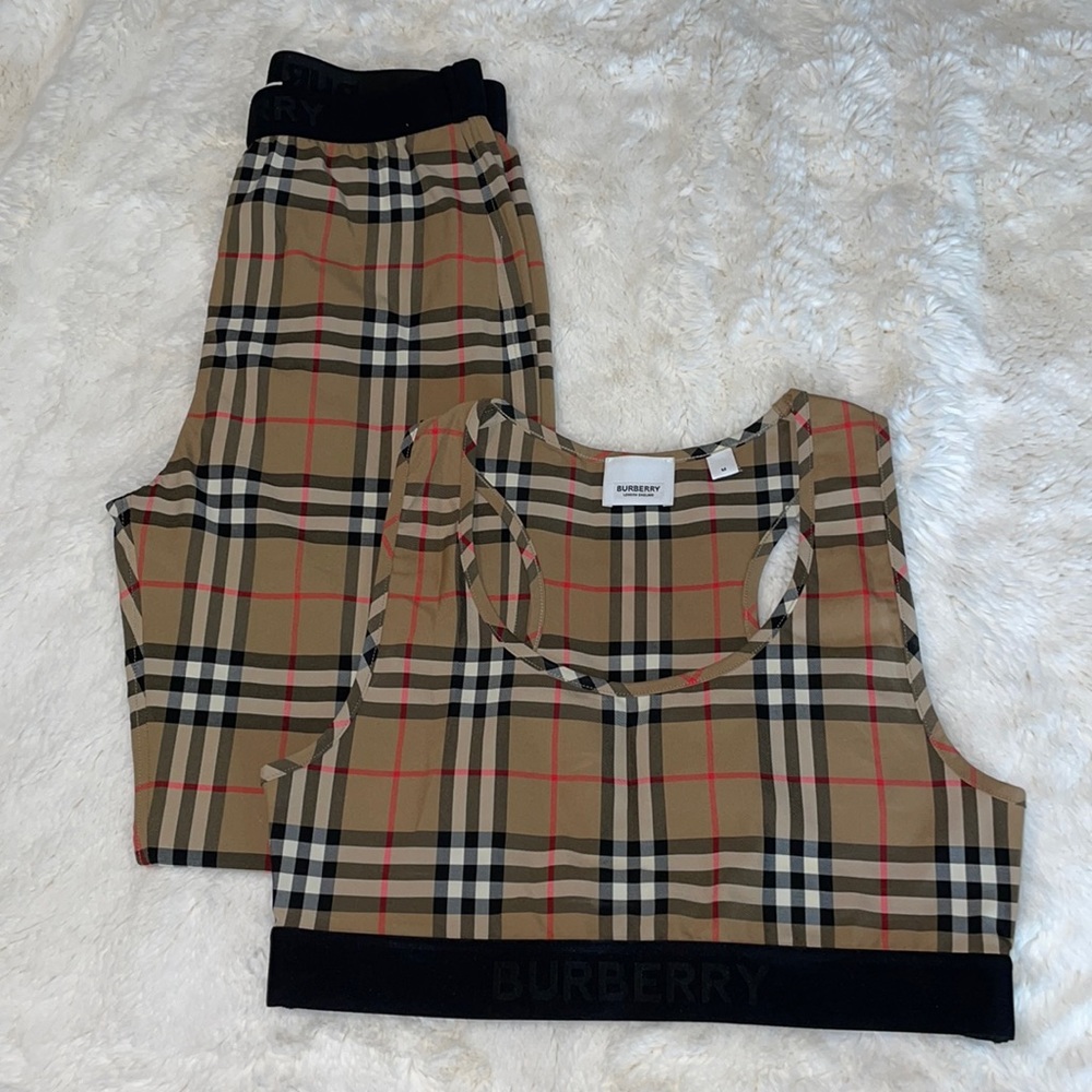 Burberry Bralette and Legging Set